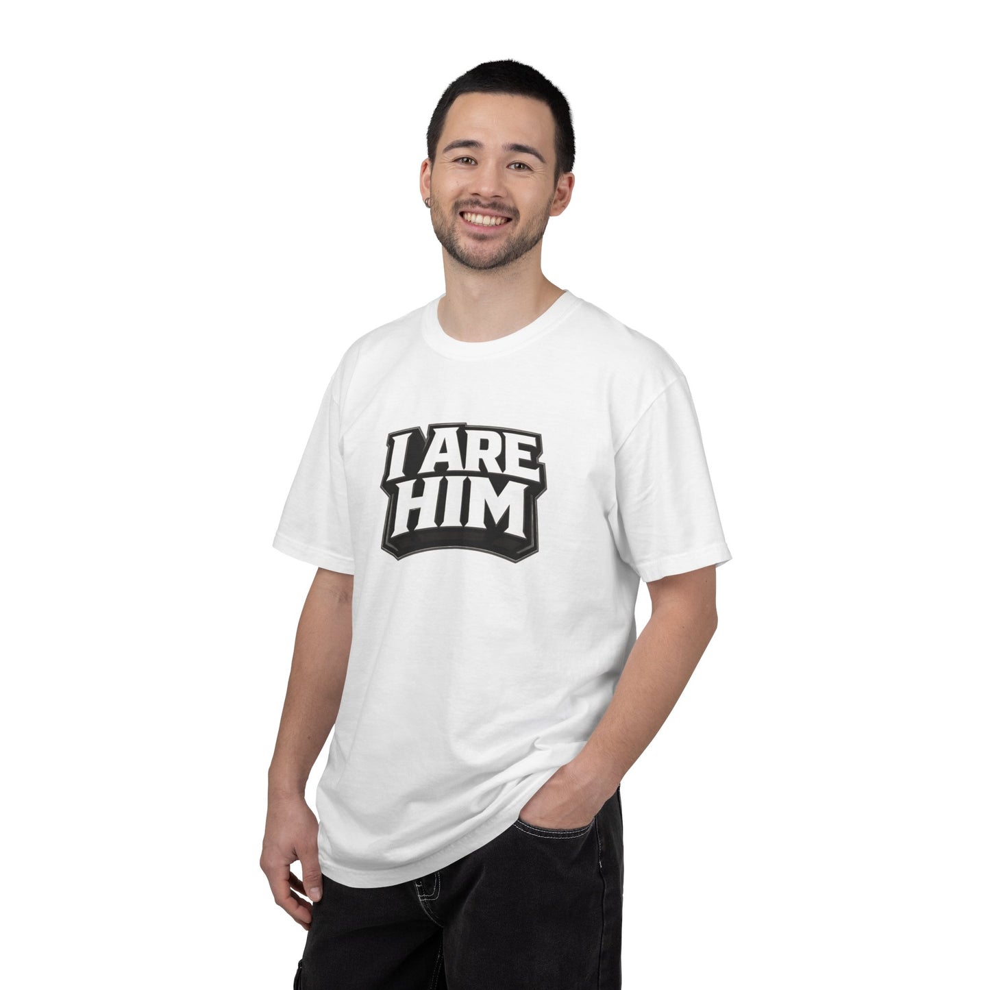 I Are Him Graphic T‑Shirt — Bold Retro Logo Tee