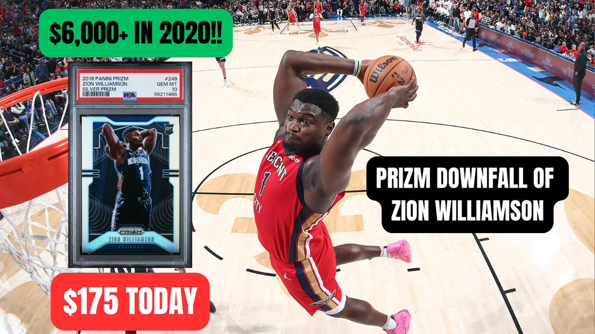 Zion Williamson & Prizm Rookie Cards MAJOR DROP OFF! – Ultimate Sports